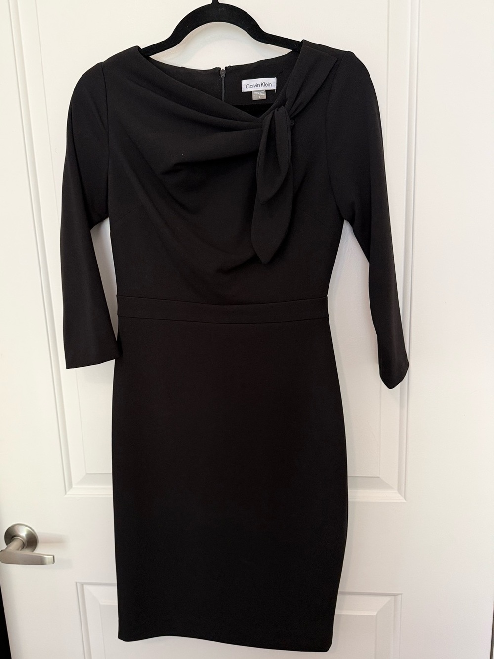 Calvin Klein Classic Black Midi Dress